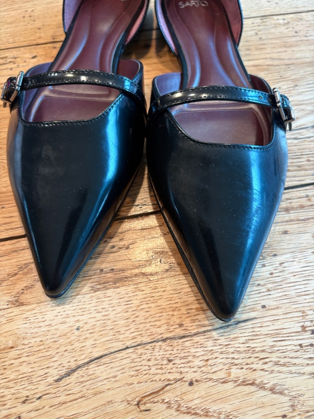 Sarto Leather SlipIns. Size 11 - Picture 2 of 6